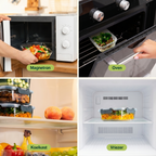 Vivid Green Mealprepbakjes Glas 10 stuks