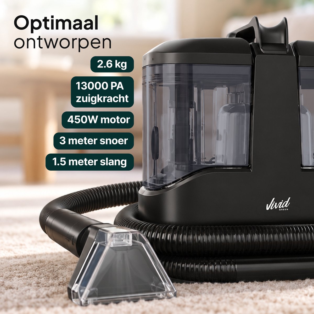 Vivid Green Vlekkenreiniger 450W