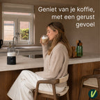 Vivid Green Glazen Melkopschuimer - 400ML