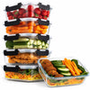 Vivid Green Mealprepbakjes Glas 6 stuks