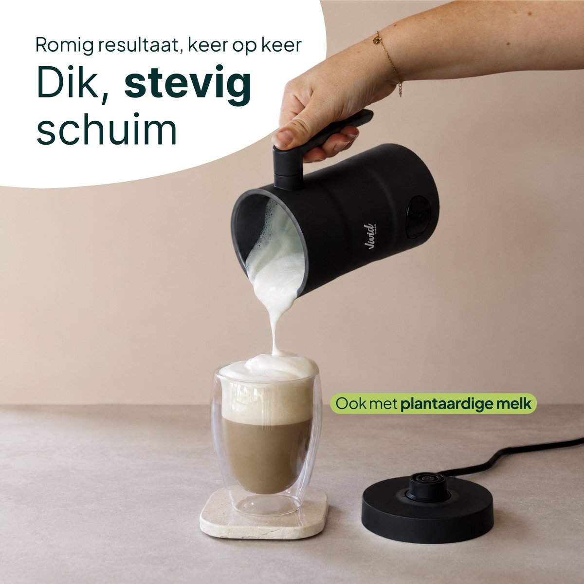 Vivid Green Melkopschuimer - 350ML