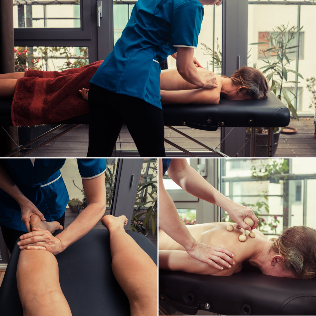 Table de massage Vivid Green 3 zones - Pliable - 8 positions de hauteur