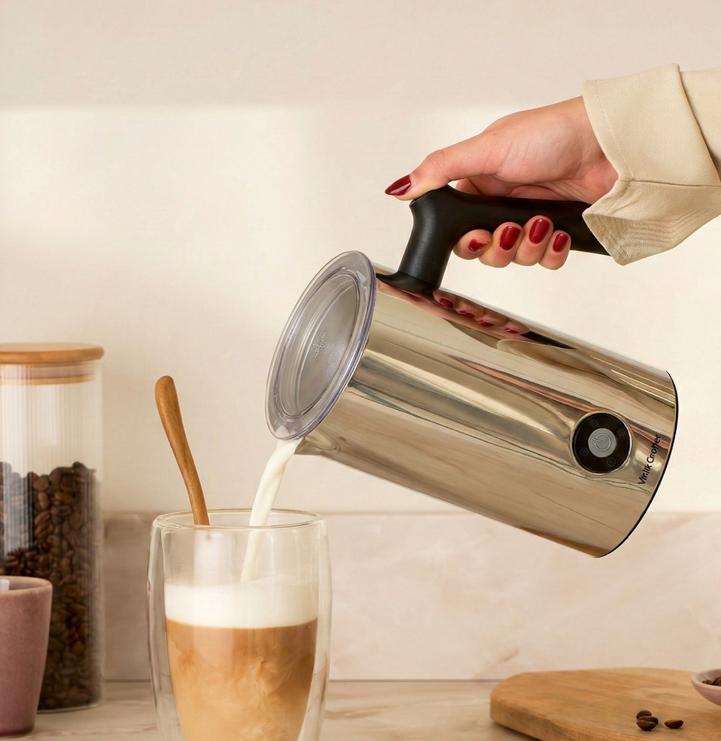 Warm en dik schuim voor volle koffies