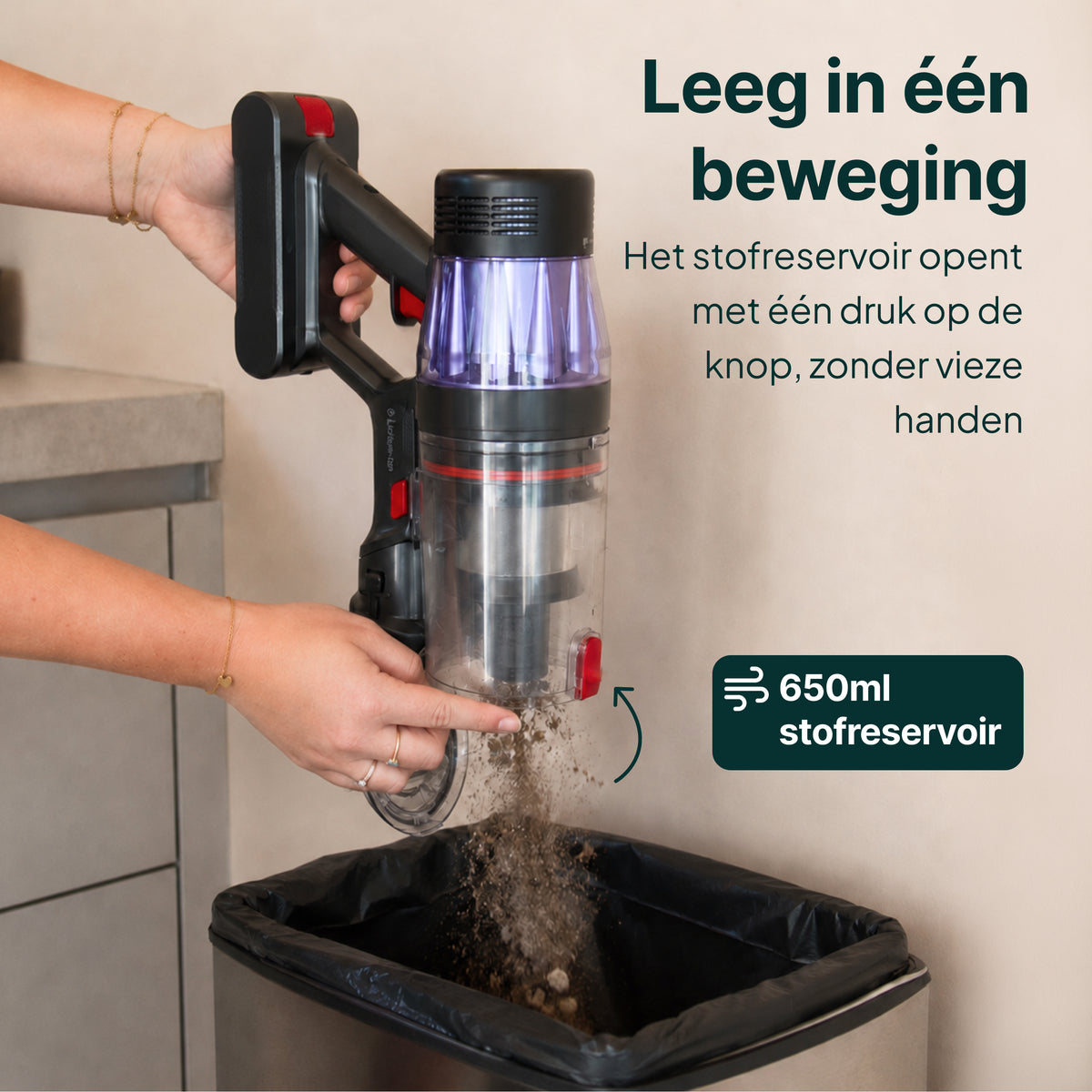 Vivid Green Steelstofzuiger met Dweilfunctie