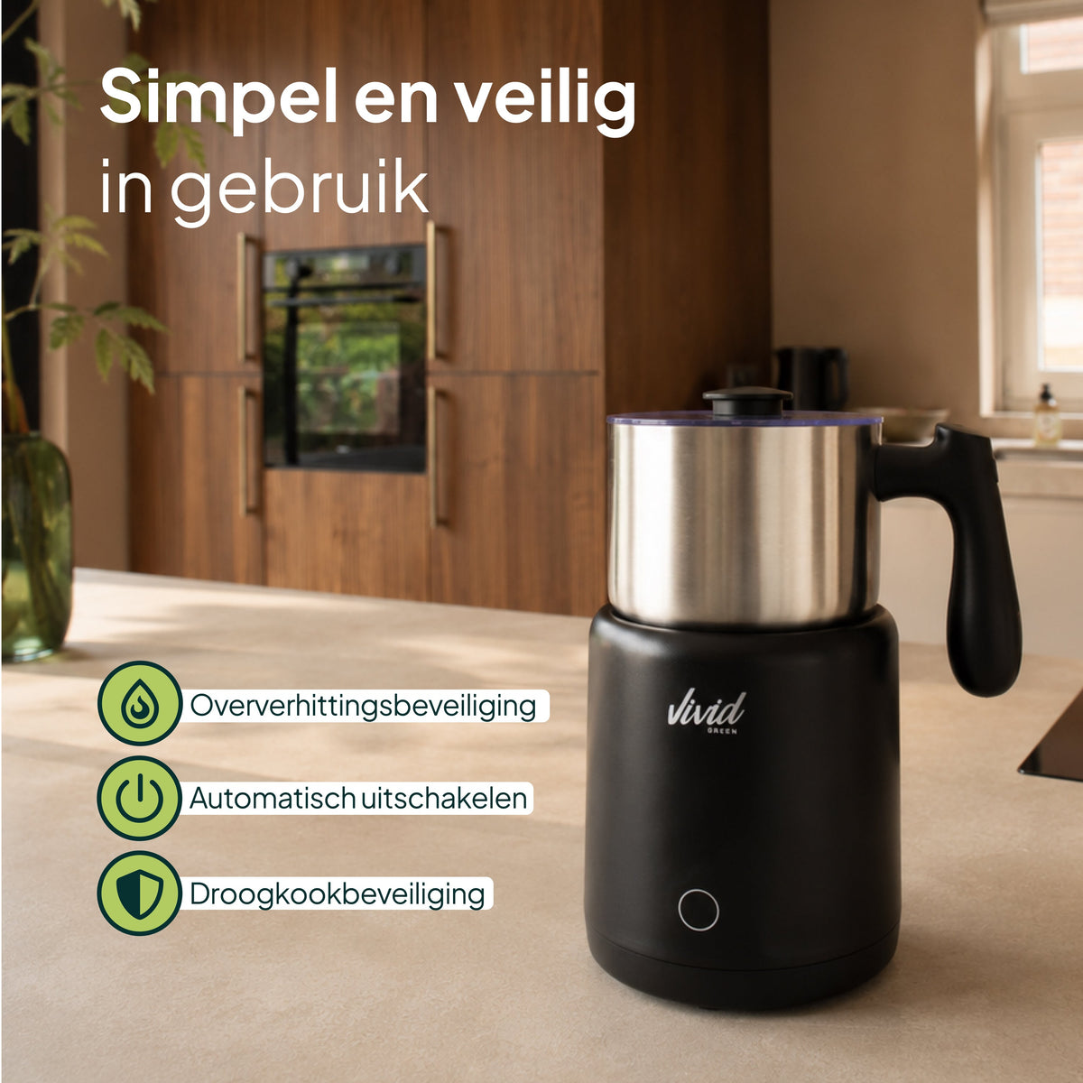 Vivid Green XXL Melkopschuimer 600ML