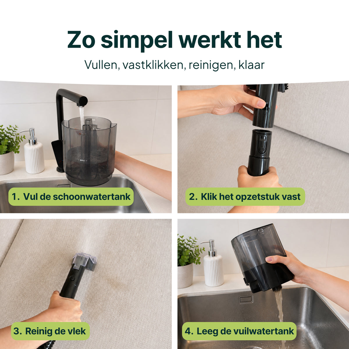 Vivid Green Vlekkenreiniger 450W